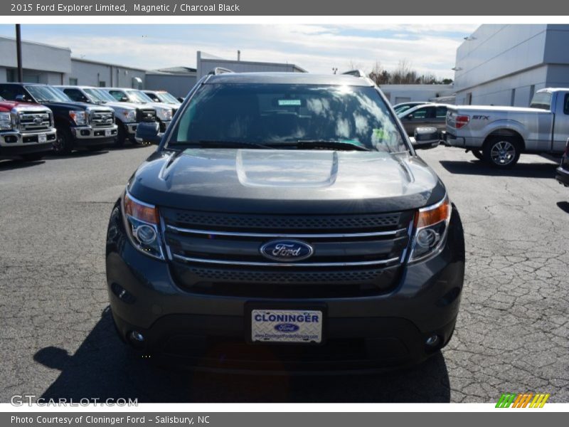 Magnetic / Charcoal Black 2015 Ford Explorer Limited