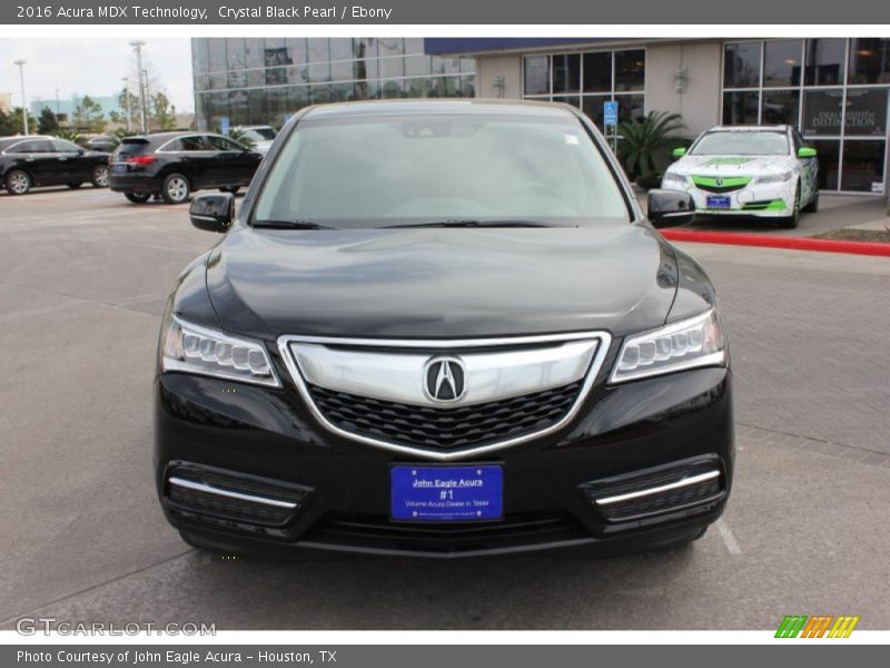 Crystal Black Pearl / Ebony 2016 Acura MDX Technology