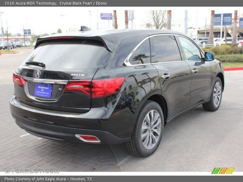 Crystal Black Pearl / Ebony 2016 Acura MDX Technology