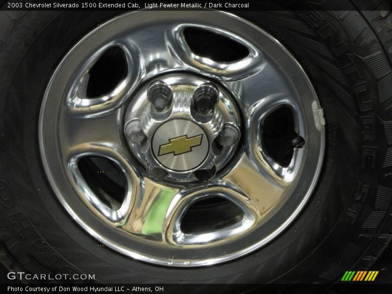 Light Pewter Metallic / Dark Charcoal 2003 Chevrolet Silverado 1500 Extended Cab