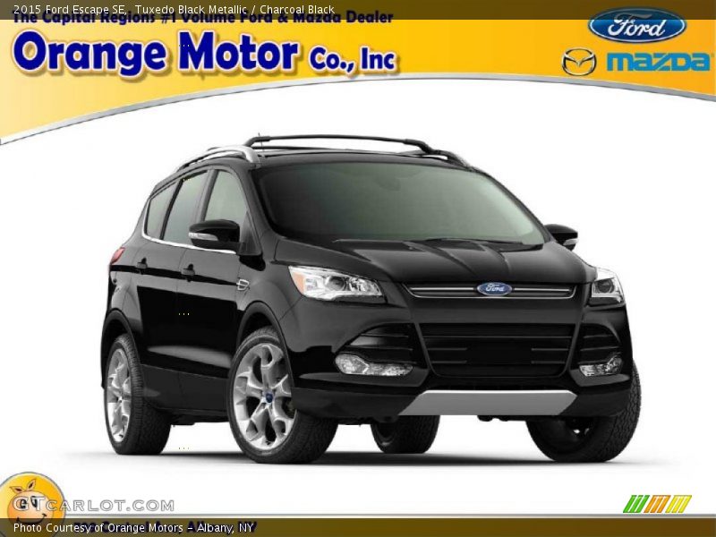 Tuxedo Black Metallic / Charcoal Black 2015 Ford Escape SE