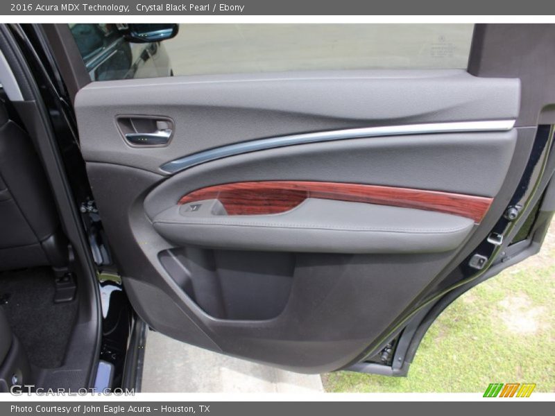 Crystal Black Pearl / Ebony 2016 Acura MDX Technology