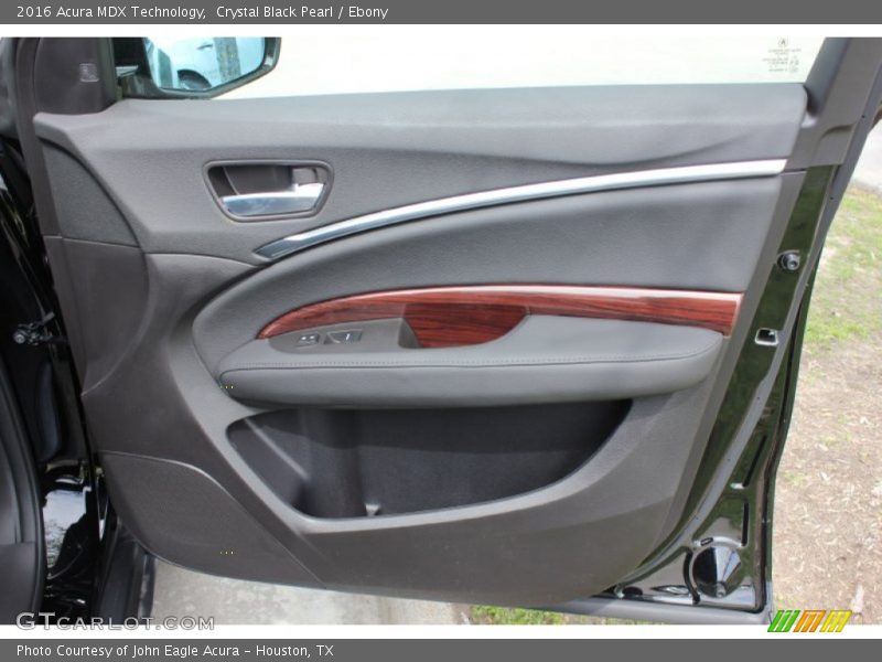 Crystal Black Pearl / Ebony 2016 Acura MDX Technology