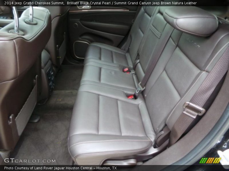 Rear Seat of 2014 Grand Cherokee Summit
