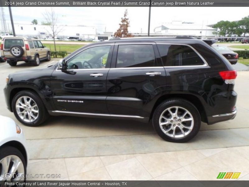  2014 Grand Cherokee Summit Brilliant Black Crystal Pearl