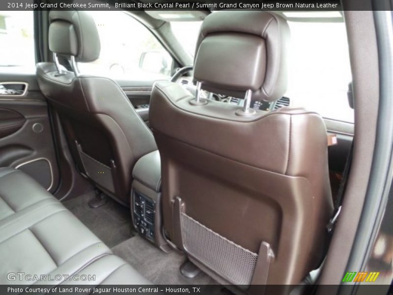 Rear Seat of 2014 Grand Cherokee Summit
