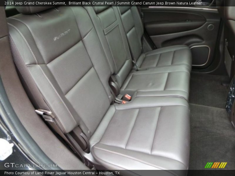 Rear Seat of 2014 Grand Cherokee Summit