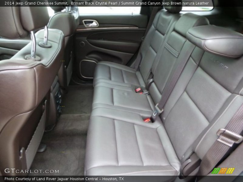 Rear Seat of 2014 Grand Cherokee Summit