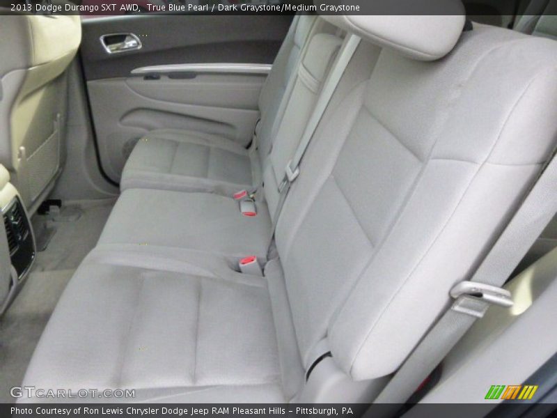 True Blue Pearl / Dark Graystone/Medium Graystone 2013 Dodge Durango SXT AWD