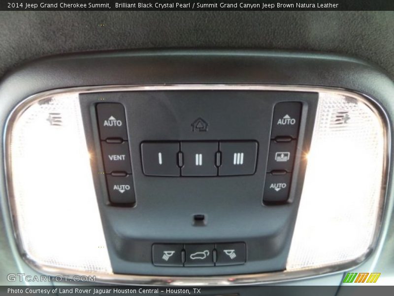 Controls of 2014 Grand Cherokee Summit