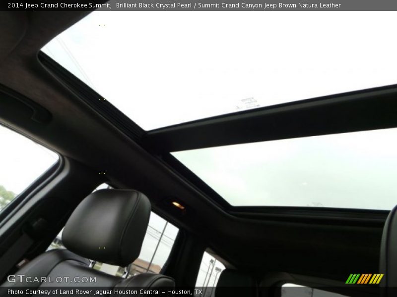 Sunroof of 2014 Grand Cherokee Summit