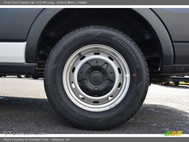Oxford White / Pewter 2015 Ford Transit Van 150 MR Long
