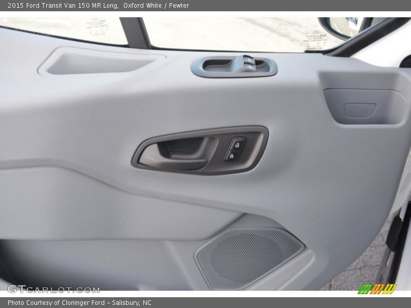 Oxford White / Pewter 2015 Ford Transit Van 150 MR Long