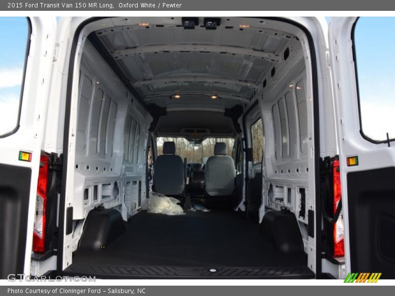 Oxford White / Pewter 2015 Ford Transit Van 150 MR Long