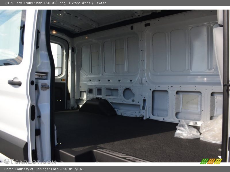 Oxford White / Pewter 2015 Ford Transit Van 150 MR Long