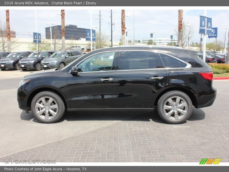 Crystal Black Pearl / Ebony 2016 Acura MDX Advance