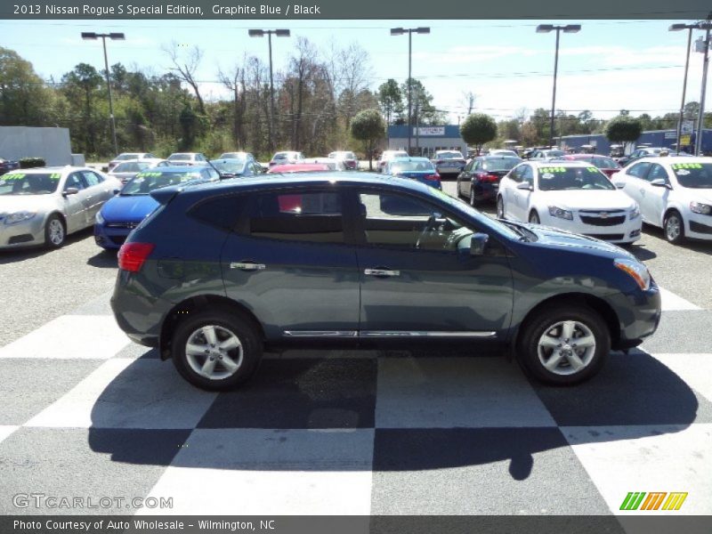 Graphite Blue / Black 2013 Nissan Rogue S Special Edition