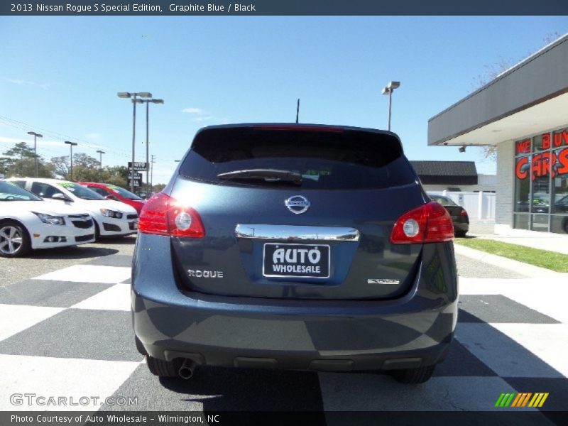 Graphite Blue / Black 2013 Nissan Rogue S Special Edition