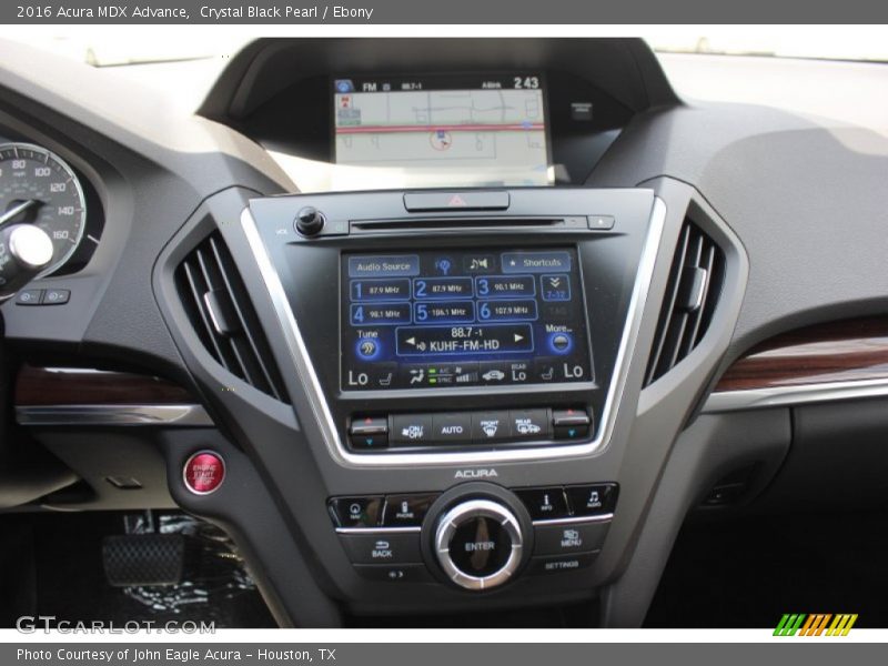 Controls of 2016 MDX Advance