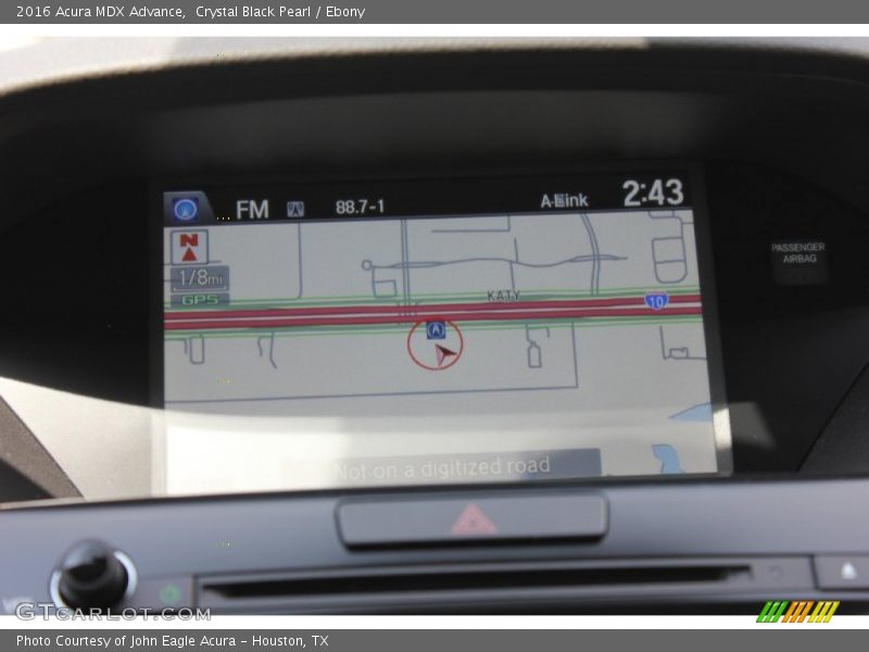 Navigation of 2016 MDX Advance
