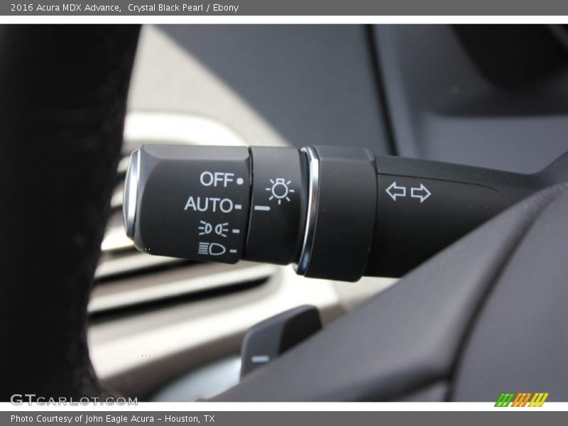 Controls of 2016 MDX Advance