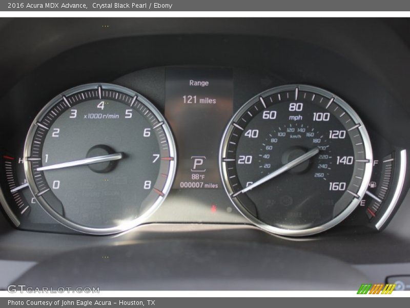  2016 MDX Advance Advance Gauges