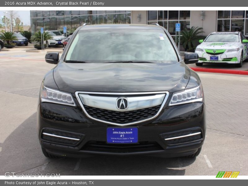Crystal Black Pearl / Ebony 2016 Acura MDX Advance