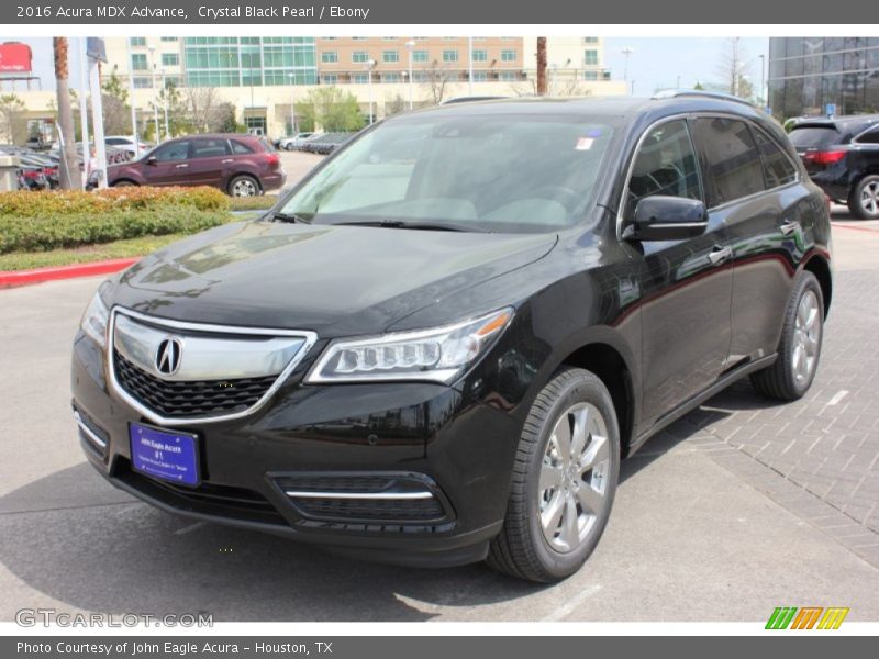 Crystal Black Pearl / Ebony 2016 Acura MDX Advance