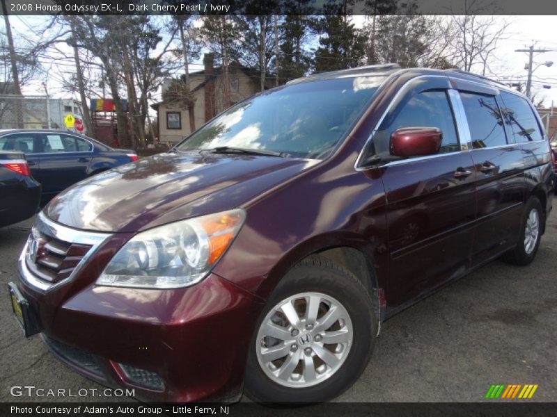 Dark Cherry Pearl / Ivory 2008 Honda Odyssey EX-L
