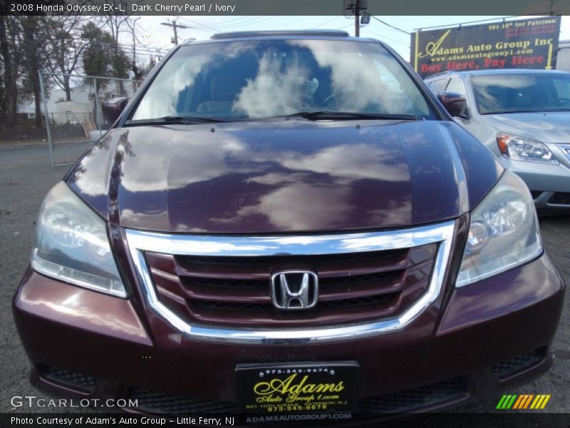 Dark Cherry Pearl / Ivory 2008 Honda Odyssey EX-L