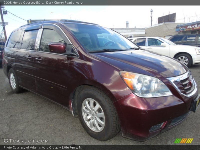 Dark Cherry Pearl / Ivory 2008 Honda Odyssey EX-L