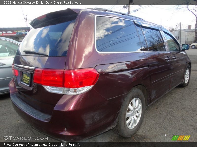 Dark Cherry Pearl / Ivory 2008 Honda Odyssey EX-L
