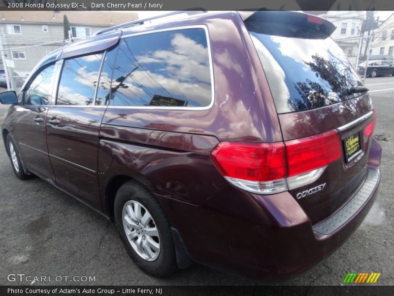 Dark Cherry Pearl / Ivory 2008 Honda Odyssey EX-L