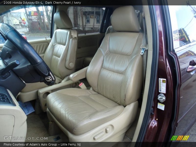 Dark Cherry Pearl / Ivory 2008 Honda Odyssey EX-L
