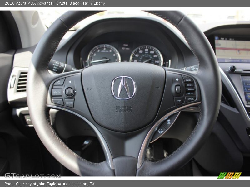 Crystal Black Pearl / Ebony 2016 Acura MDX Advance