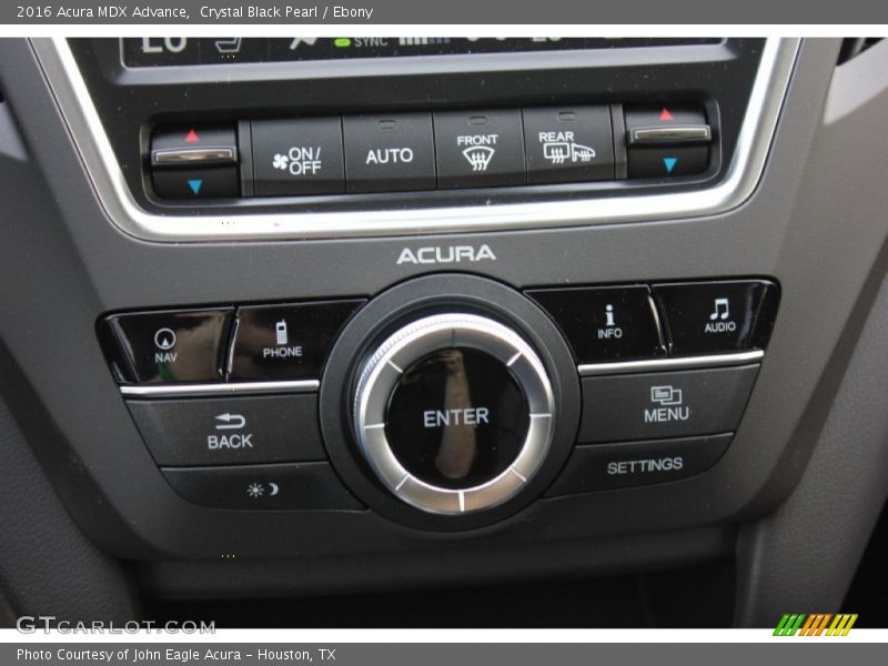 Crystal Black Pearl / Ebony 2016 Acura MDX Advance