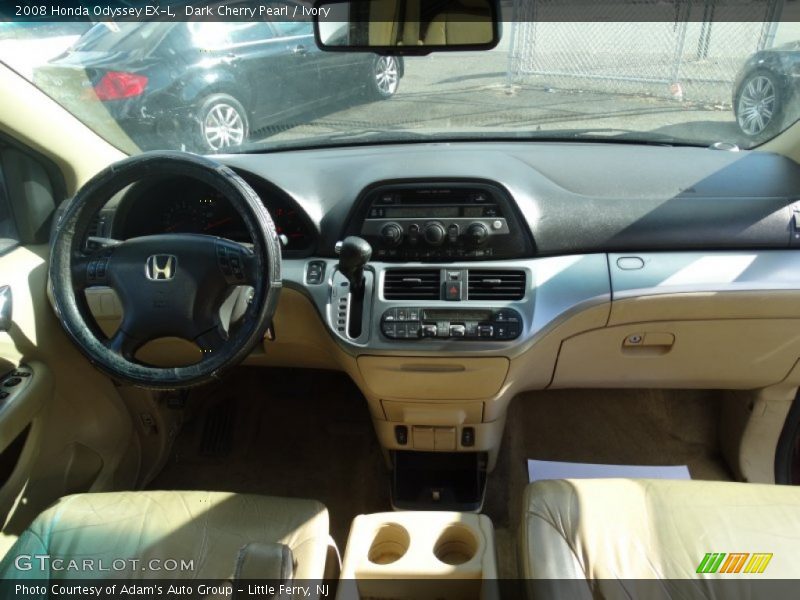 Dark Cherry Pearl / Ivory 2008 Honda Odyssey EX-L