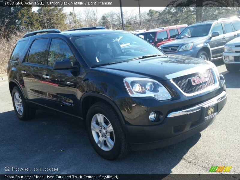 Carbon Black Metallic / Light Titanium 2008 GMC Acadia SLE