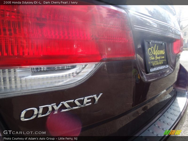 Dark Cherry Pearl / Ivory 2008 Honda Odyssey EX-L