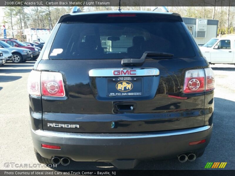 Carbon Black Metallic / Light Titanium 2008 GMC Acadia SLE