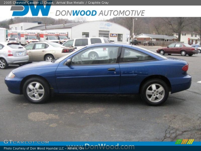 Arrival Blue Metallic / Graphite Gray 2005 Chevrolet Cavalier LS Coupe