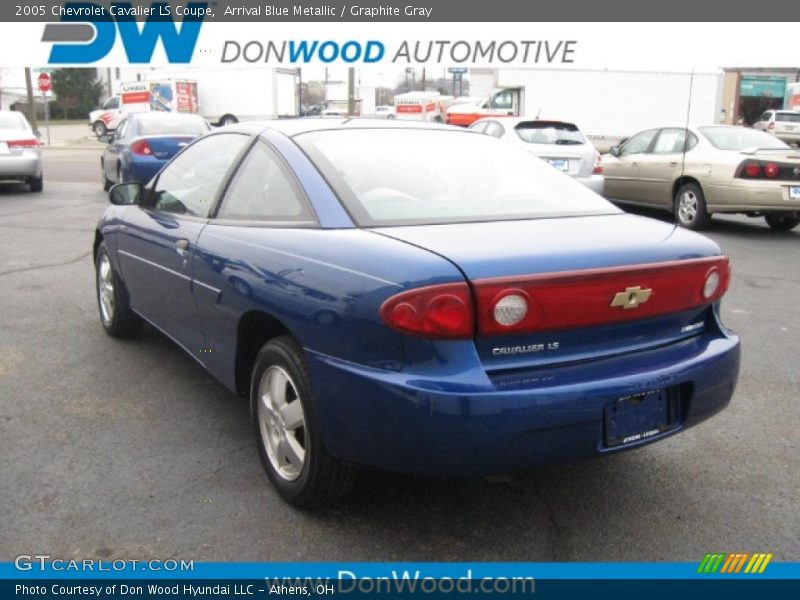 Arrival Blue Metallic / Graphite Gray 2005 Chevrolet Cavalier LS Coupe