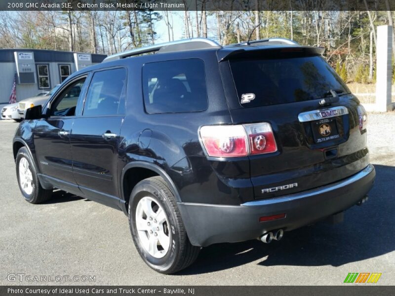 Carbon Black Metallic / Light Titanium 2008 GMC Acadia SLE