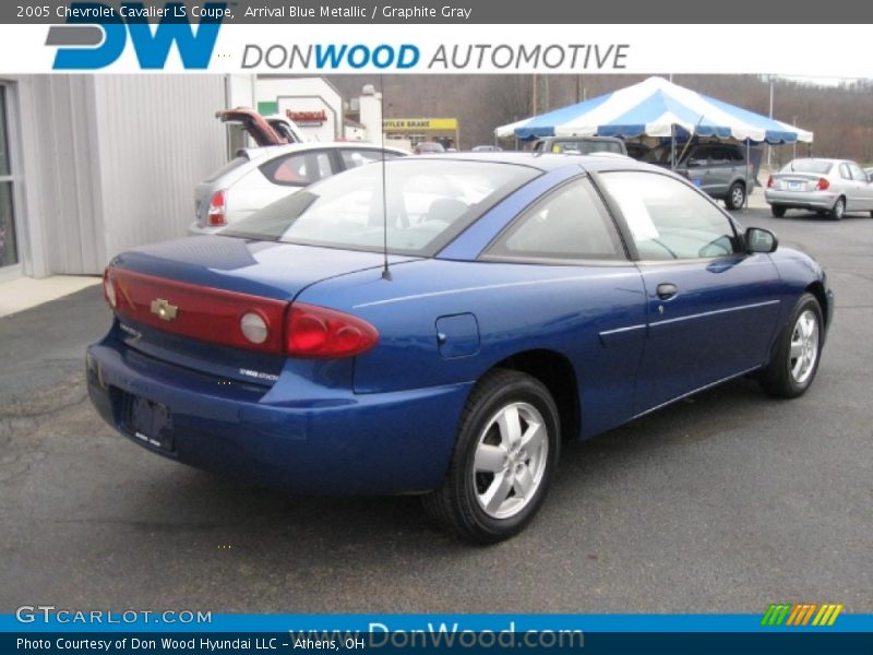 Arrival Blue Metallic / Graphite Gray 2005 Chevrolet Cavalier LS Coupe