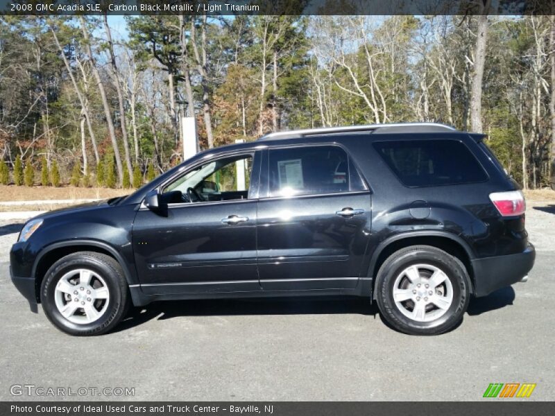Carbon Black Metallic / Light Titanium 2008 GMC Acadia SLE
