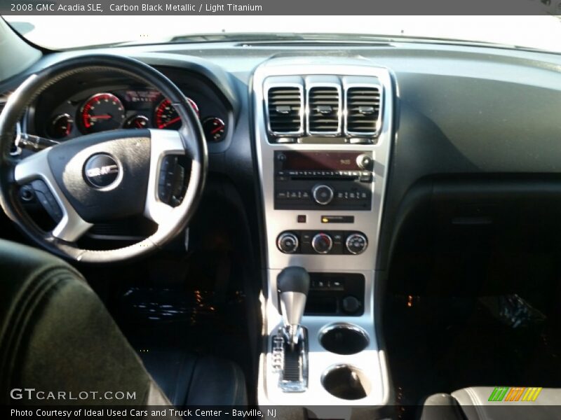 Carbon Black Metallic / Light Titanium 2008 GMC Acadia SLE