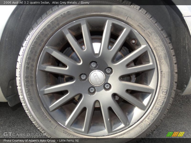 Atlas Grey Metallic / Ebony 2006 Audi A6 3.2 quattro Sedan
