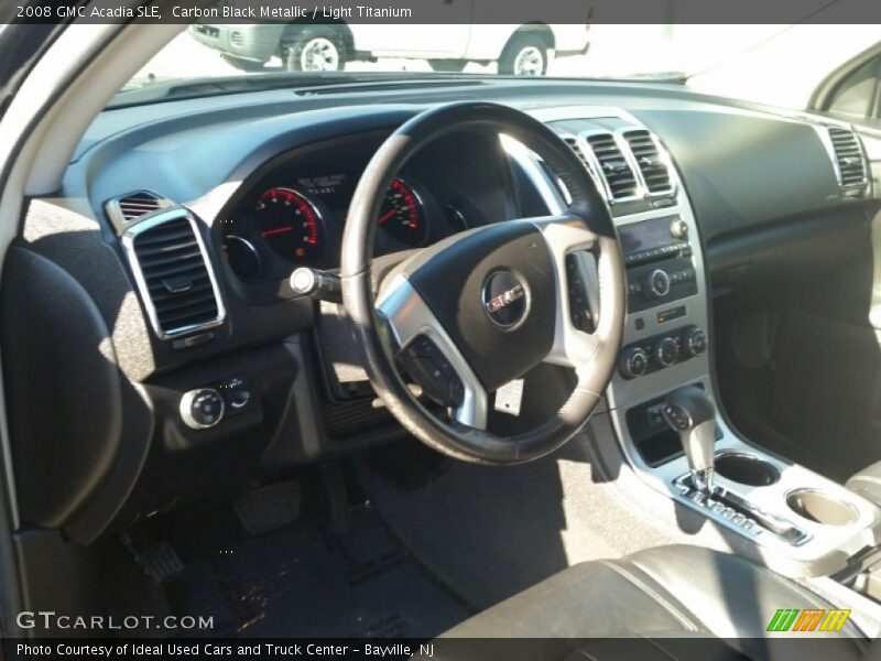 Carbon Black Metallic / Light Titanium 2008 GMC Acadia SLE