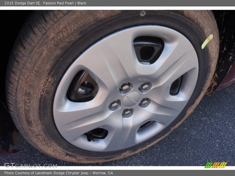 Passion Red Pearl / Black 2015 Dodge Dart SE