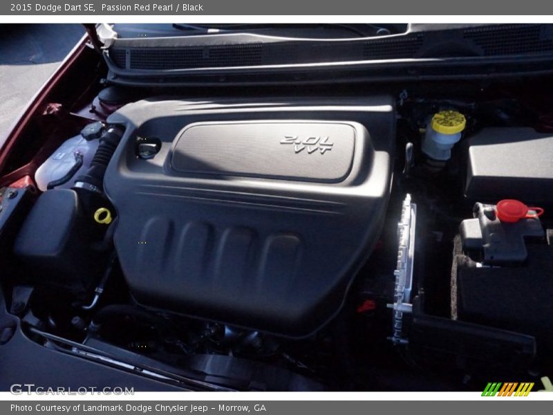 Passion Red Pearl / Black 2015 Dodge Dart SE